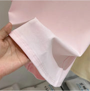 Zjaiss 2025 O-Neck Fashion T-Shirt Summer Sexy Basic Top Solid Short Sleeve Womens Tshirt Casual Korean Tee Streetwear