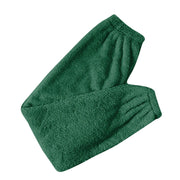 Women Comfortable Plush Sleep Bottoms Trendy Casual Solid Color Pajama Pants Female Leisure Family Daily Soft Cozy Trousers