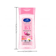 DR.DAVEY VitaminB3Glossy Body Oil，200Ml/6.8Fluid Ounce，Nourishing massage oil for all skin types，Contains glycerin，Basic Functio