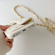 Crossbody Phone Case for IPhone 16 Pro Max 15 14 Plus 13 12 11 Card Holder Wallet Adjust Lanyard Shoulder Strap Leather Cover