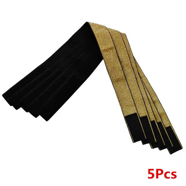 1/5/10pcs Elastic Band for Wig Edges Wrap Wig Band Lace Melting Band to Lay Edges Baby Hair Edge Adjustable Wig Melt Bands