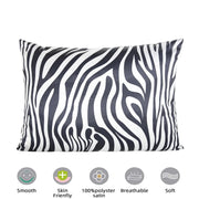 Mulberry Silk Pillowcase for Hair & Skin Care Anti-Frizz Satin Pillow Case Queen/King Super Soft Hypoallergenic Bedding Cover