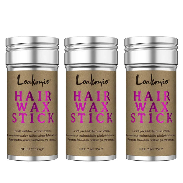 LOCKMIO Women Hair Wax Stick for Wigs Anti-frizz Flyaways Control Styling Wax Long-lasting Smooth Broken Back Hair Pomade Cream