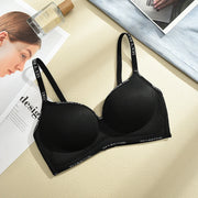FINETOO Women Underwear Small Chest Sexy Push Up Lingerie Seamless Bra for Women Comfortable Everyday Bra Thick Bralette 32-38AB