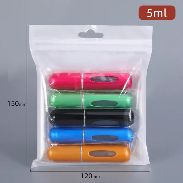 Refillable Perfume Empty Bottles With Spray Scent Pump Portable Travel Empty Cosmetic Containers Mini Spray Atomizer Bottle