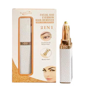 2 in 1 Multifunctional Lipstick Shaver with LED Light Armpit Hair Leg Hair Shaver Electric Eyebrow Shaver Women's Hair Remover