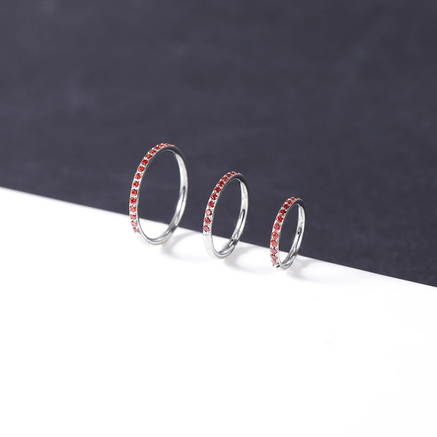 1PC G23 F136 Titanium Women's Round Earrings Nose Ring Hinge Clicker Open Diaphragm Nose Ring Fashion Lady Piercing Jewelry 16G