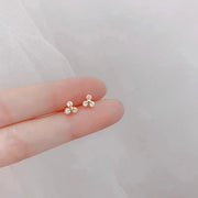 Fashion Romantic Crystal Butterfly Heart Stud Earring for Women Sweet Hypoallergenic Wedding Party  Jewelry Gifts
