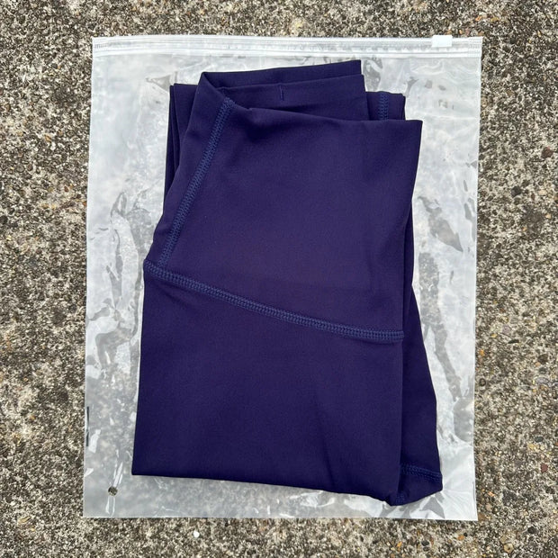 Solid Color High Waist Yoga Legging soft Women Sport Pant Tight Butter Athletic Gym Comprehensive Training Jog Back Waist Pocket