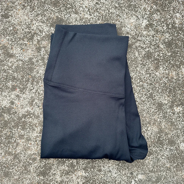 Solid Color High Waist Yoga Legging soft Women Sport Pant Tight Butter Athletic Gym Comprehensive Training Jog Back Waist Pocket