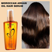 Moroccan Argan Oil Hair Serum Lightweight Hair Oil Mist For Split Ends, Frizzy Hair And Flyaways, Hair Oil Repair- Gloss Shine