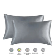 Mulberry Silk Pillowcase for Hair & Skin Care Anti-Frizz Satin Pillow Case Queen/King Super Soft Hypoallergenic Bedding Cover