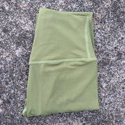 Solid Color High Waist Yoga Legging soft Women Sport Pant Tight Butter Athletic Gym Comprehensive Training Jog Back Waist Pocket