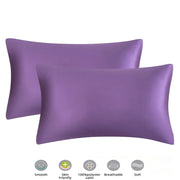 Mulberry Silk Pillowcase for Hair & Skin Care Anti-Frizz Satin Pillow Case Queen/King Super Soft Hypoallergenic Bedding Cover