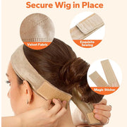 Velvet Wig Grips Headband Adjustable Grip Headbands For Lace Frontal Wigs Non-slip Soft Velvet Wig Grips Headband To Hold Wig