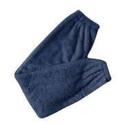 Women Comfortable Plush Sleep Bottoms Trendy Casual Solid Color Pajama Pants Female Leisure Family Daily Soft Cozy Trousers
