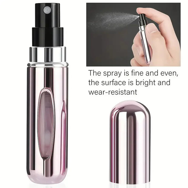 Refillable Perfume Empty Bottles With Spray Scent Pump Portable Travel Empty Cosmetic Containers Mini Spray Atomizer Bottle