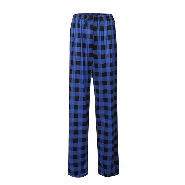 Women Pants Plaid Cotton Loose Ladies Pajama Pants Pyjama Trousers Men Sleep Bottoms Lounge Wear Sleep Lounge Pants Bottoms