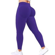 Seamless Women Solid Waist Yoga Pants Three-section Waist Sexy Hip-lifting Tight Sports Pants Fitness Exercise Yoga Pants