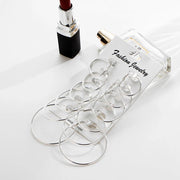 12Pairs/6Pairs Simple Punk Hoop Earrings Set Big Circle Earrings Jewelry for Women Girls Ear Hoops Earring Round Oversized