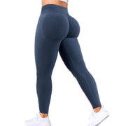 Seamless Women Solid Waist Yoga Pants Three-section Waist Sexy Hip-lifting Tight Sports Pants Fitness Exercise Yoga Pants