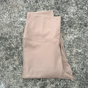 Solid Color High Waist Yoga Legging soft Women Sport Pant Tight Butter Athletic Gym Comprehensive Training Jog Back Waist Pocket