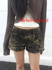 Summer Women Y2k Streetwear Gyaru Harajuku Fashion Grunge Vintage Coquette Low Rise 2000s Jean Shorts Denim Hot Pants Japanese