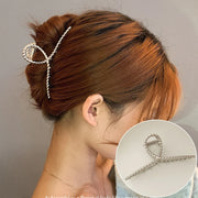 Fashion Elegant Gold Color S-shaped Metal Hairpins Hair Claw For Women Girls Korean Hair Clips Ponytail Clip Hair Accessories