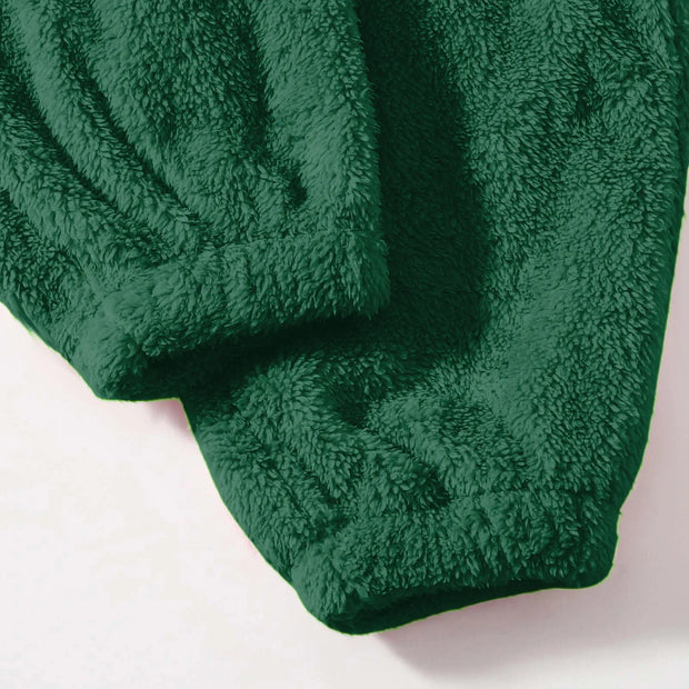 Women Comfortable Plush Sleep Bottoms Trendy Casual Solid Color Pajama Pants Female Leisure Family Daily Soft Cozy Trousers