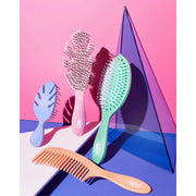 Mini Detangler Hair Brush Travel Size Eco Friendly IntelliFlex Bristles Easy Detangling Ergonomic Handle Tangle Free Gentle on