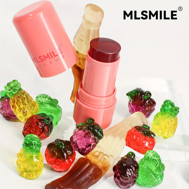 Jelly Blush Stick Lip and Cheek Stick, Multi-purpose Jelly Tint Jelly Blush, Blush Cooling Water Tint Sheer Lip & Cheek Stain